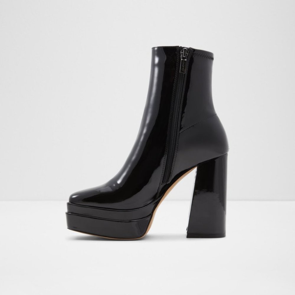ALDO Mabel Synthetic Patent Boots